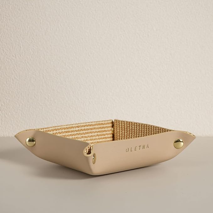 OLETHA Small Foldable Valet Tray