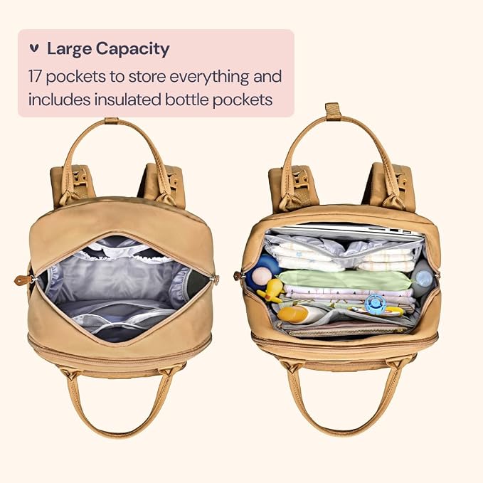BabbleRoo Diaper Bag Backpack
