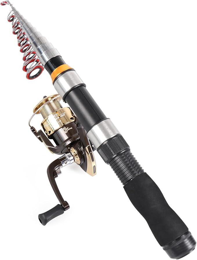 Telescopic Collapsible Extendable Fishing Rod