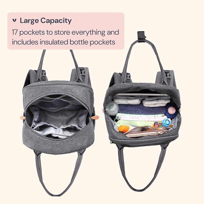 BabbleRoo Diaper Bag Backpack