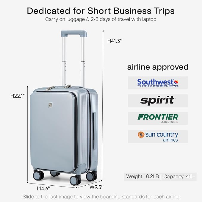 Hanke Grace Carry On Luggage