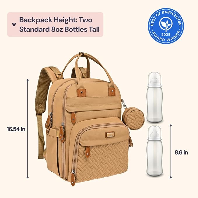 BabbleRoo Diaper Bag Backpack