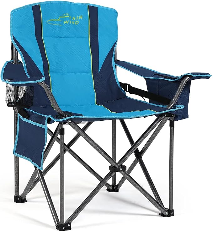 FAIR WIND Oversized Fully Padded Camping Chair