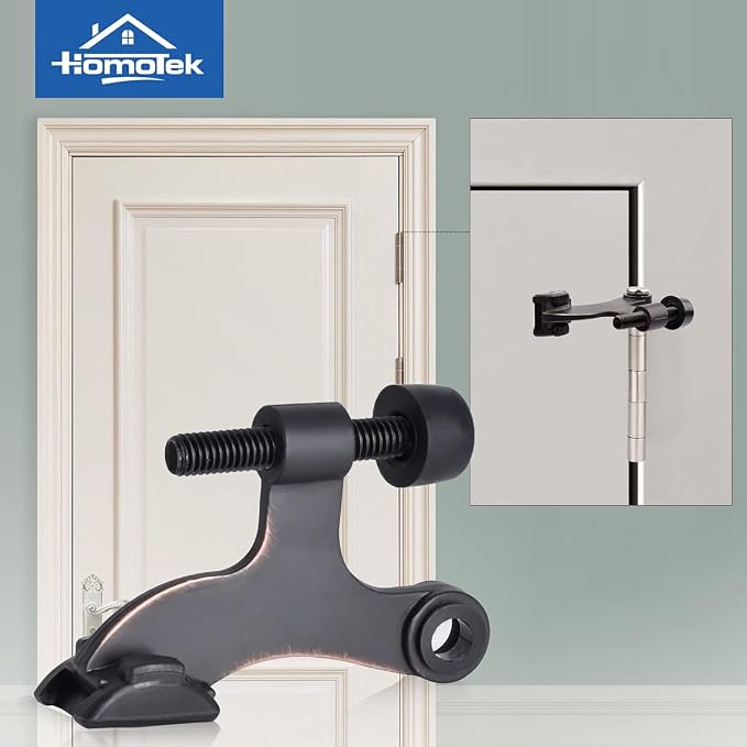 HOMOTEK 36 Pack Hinge Pin Oil Rubbed Bronze Door Stopper, Adjustable Deluxe