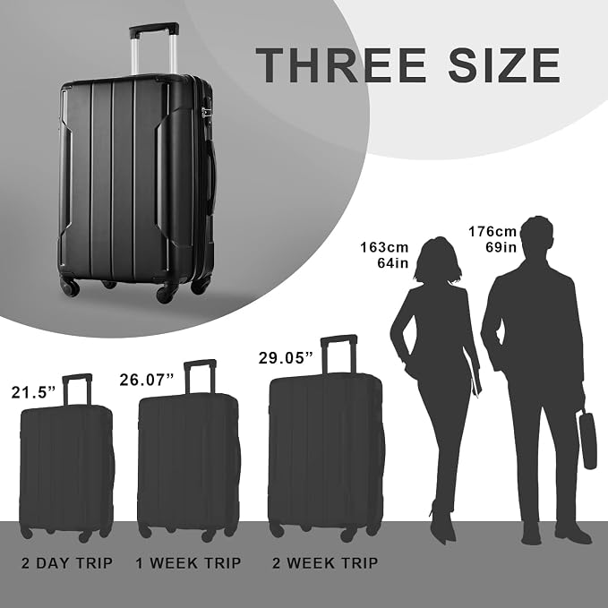Merax Luggage Sets of 2 Suitcases