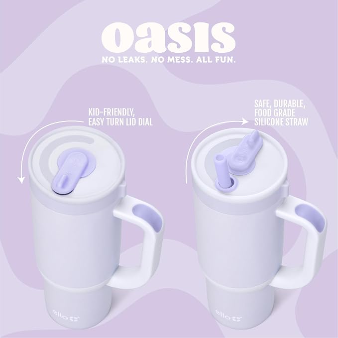 Ello Oasis 18oz Stainless Steel Tumbler - Goal Getter