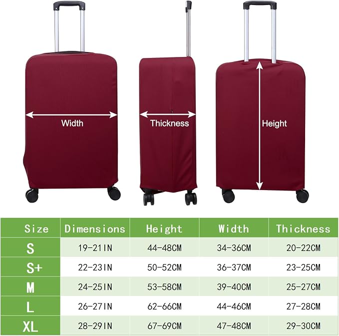 PATIKIL Luggage Cover, Suitcases Covers Elastic Carry on Cover Protector