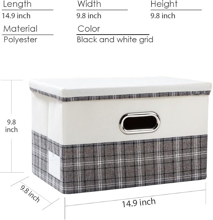 PRANDOM Collapsible Storage Bin