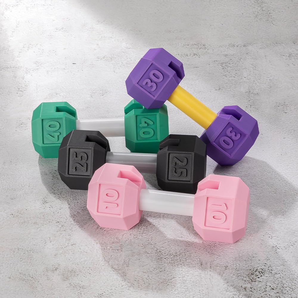 Custom Dumbbell Business Card Holder Desk 3d Printed Business Cards Holder For Office Business Card Displays Stand For Fitness Coaches Trainers 11 Colors