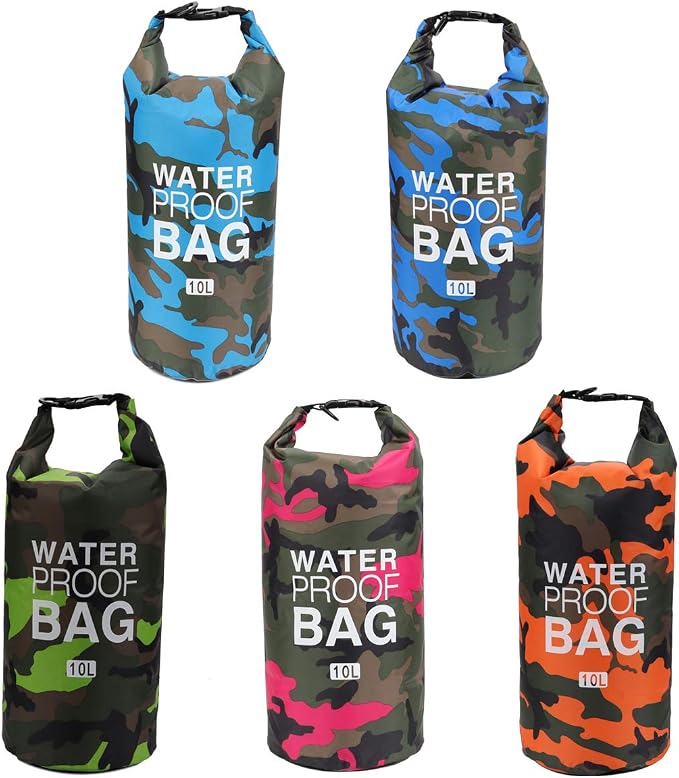 Waterproof Dry Bag 2L/5L/10L/15L/20L/30L, Roll Top Sack Keeps Gear Dry