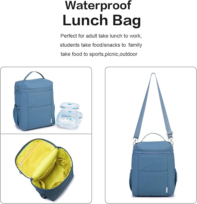 NOL Natural Organic Lifestyle Insulated Lunch Bags