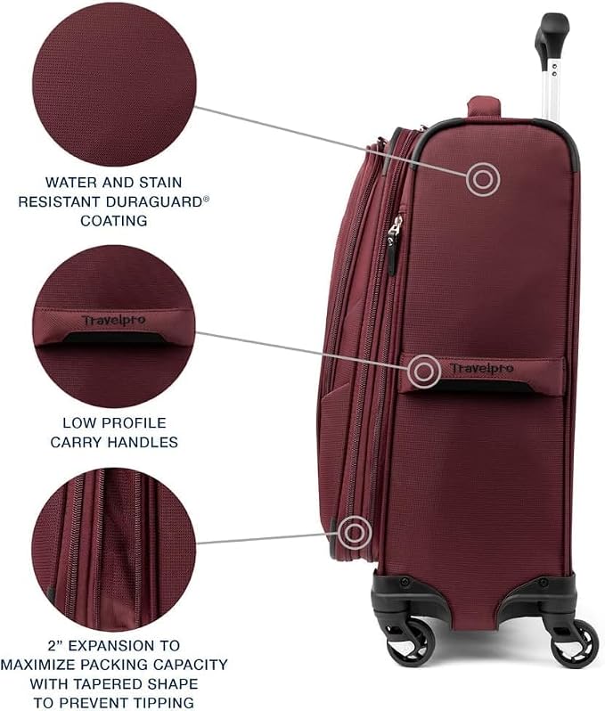 Travelpro Maxlite 5 Softside Expandable 3-Piece Luggage Set — Carry-On