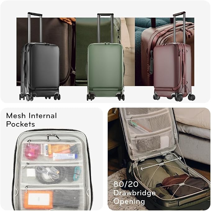 Peak Design Roller Pro Carry-On, Expandable Small Suitcase