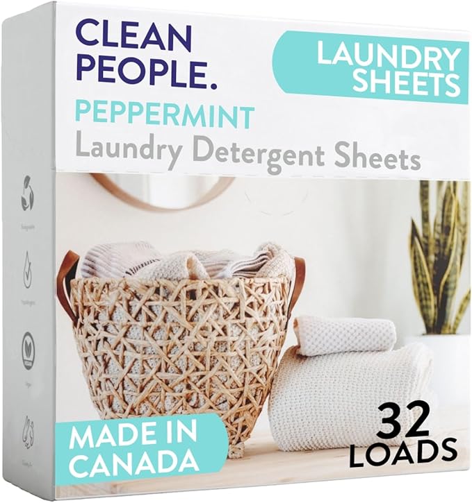 The Clean People Laundry Detergent Sheets