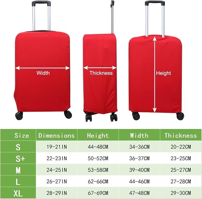 PATIKIL Luggage Cover, Suitcases Covers Elastic Carry on Cover Protector