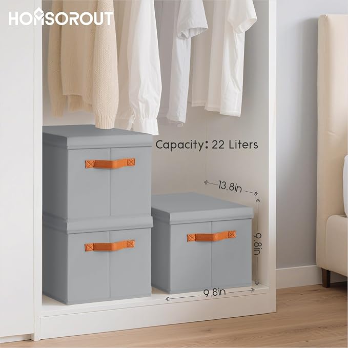 Storage Bins with Lids