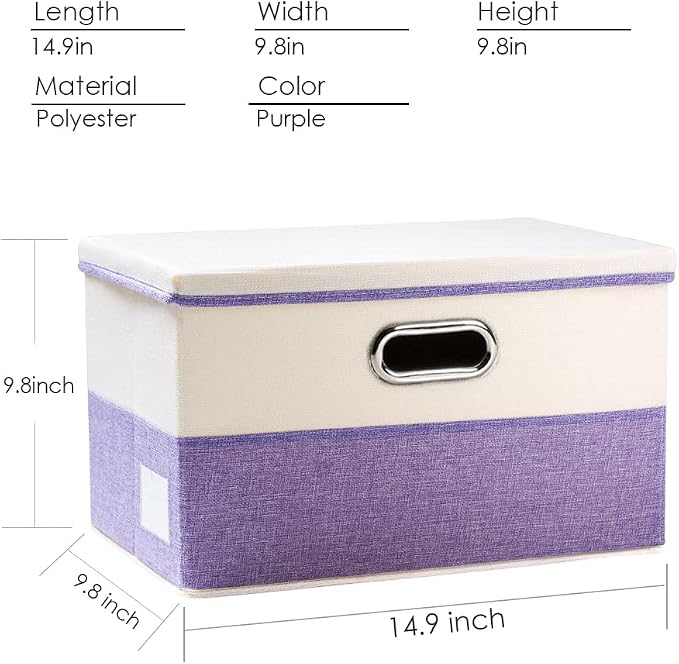 PRANDOM Collapsible Storage Bin