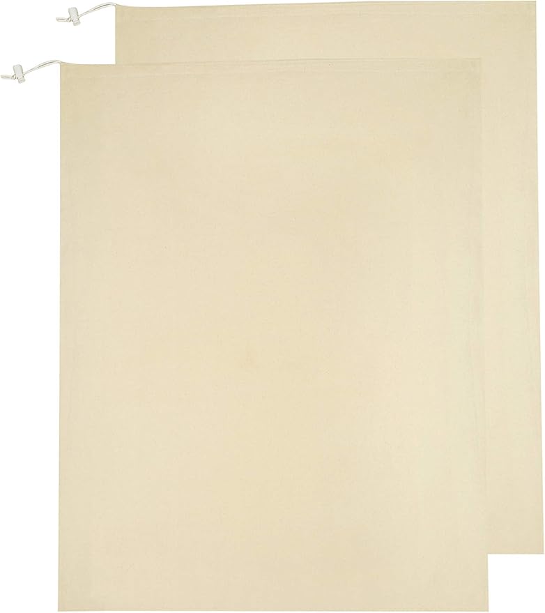 Urban Villa Laundry Bags 2 Pack Canvas Dirty Clothes Travel Laundry Bag|Machine