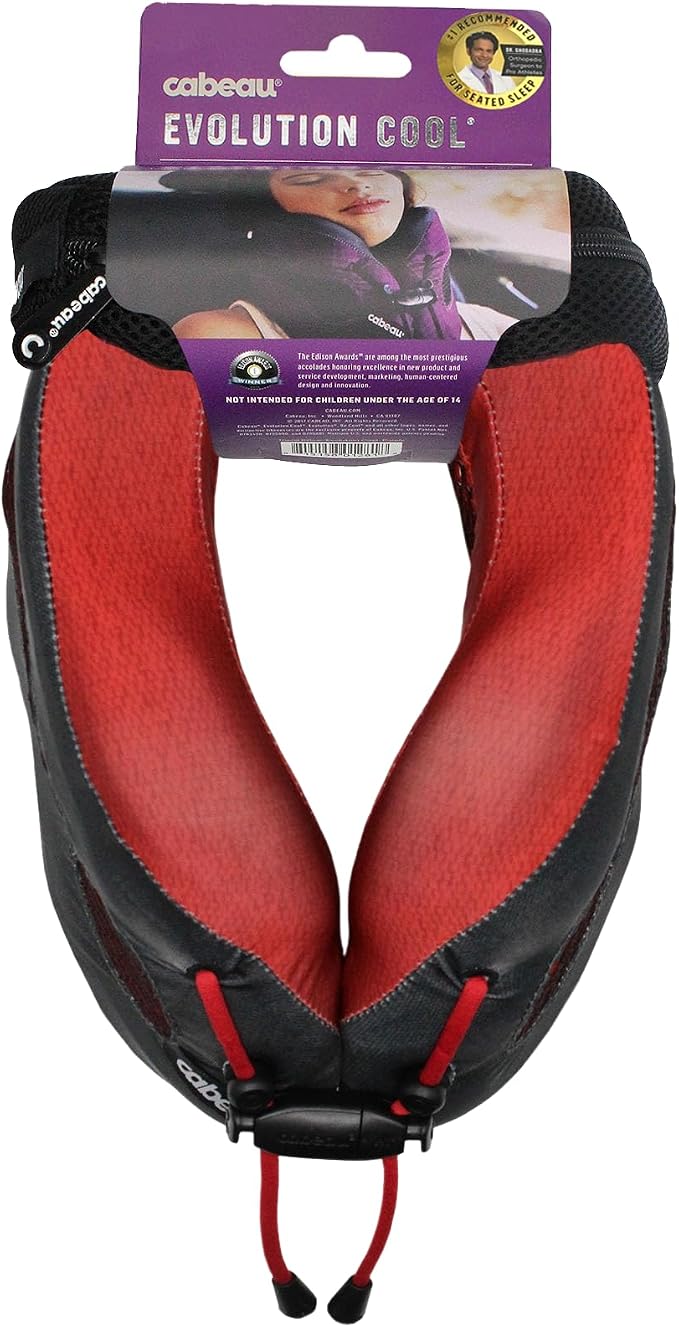 Cabeau Long Haul Flight Cooling Travel Neck Pillow – Evolution Cool –