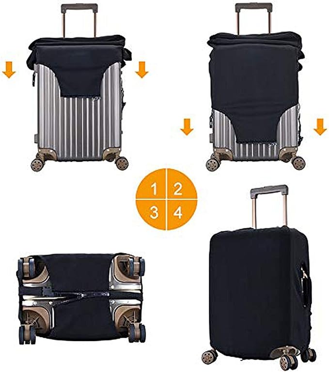 Vincent Van Gogh Starry Sky Night Luggage Cover Washable Suitcase Protector