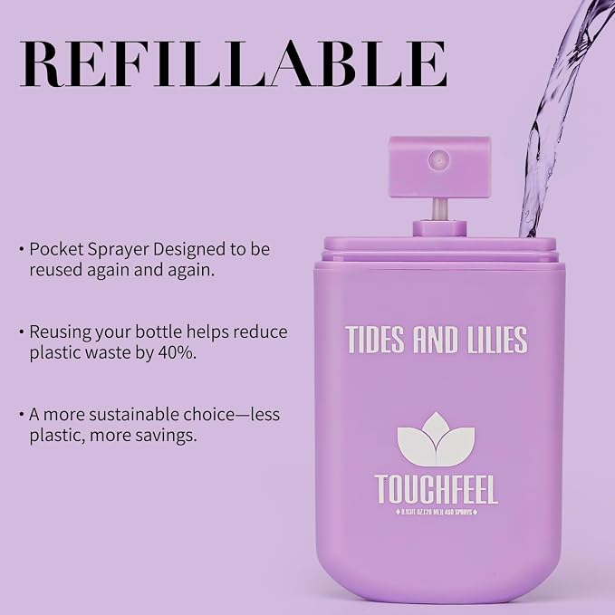 Power Mist Hand Sanitizer Spray, Scented Hydrating Hand Sanitizers Travel Size
