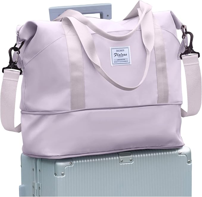 Travel Duffel Bag, Sports Tote Gym Bag, Shoulder Weekender Overnight Bag