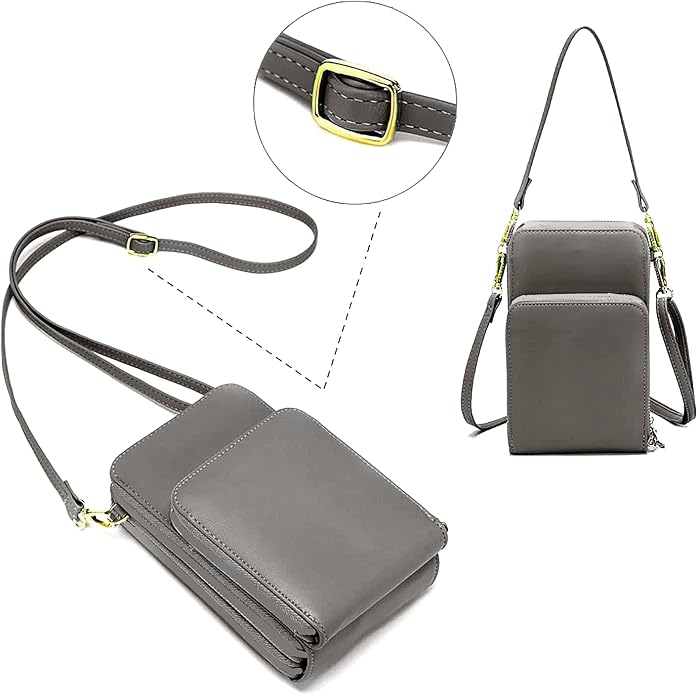 Crossbody Cellphone Purse Women Touch Screen Bag RFID Blocking Wallet Handbag