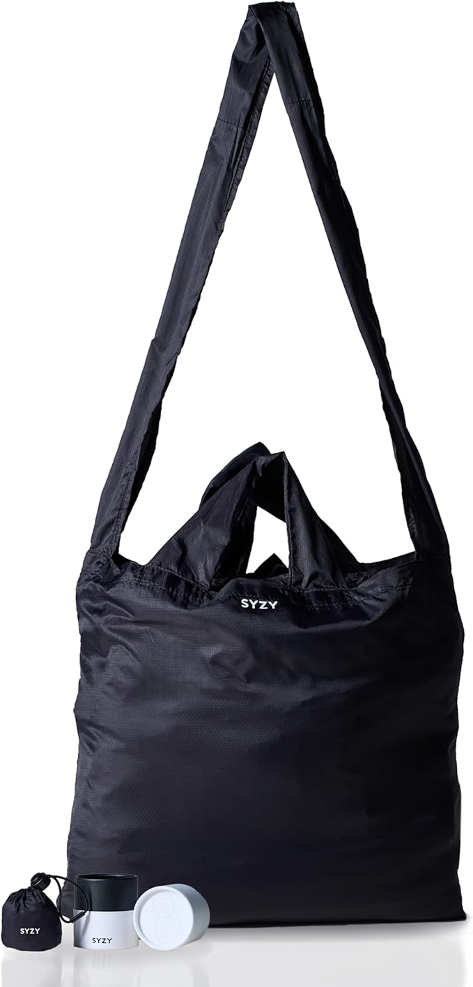 SYZY World's Most Compact Travel Tote Bag Portable Shopping Beach Market Bag