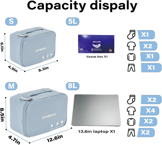 Packing Cubes for Suitcases