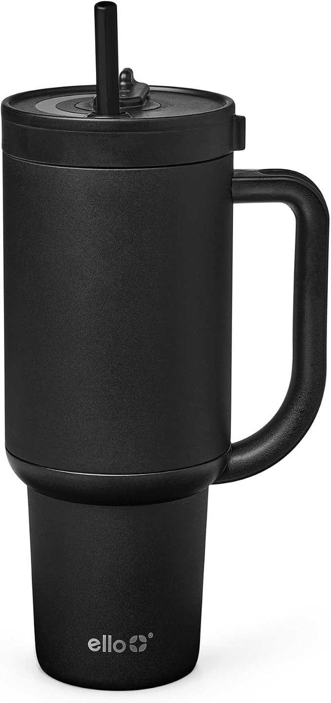 Ello Oasis 40oz Stainless Steel Tumbler - Black