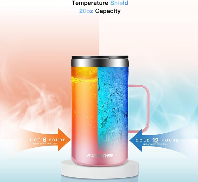 KXIAOCHEN 20oz Insulated Coffee Mug