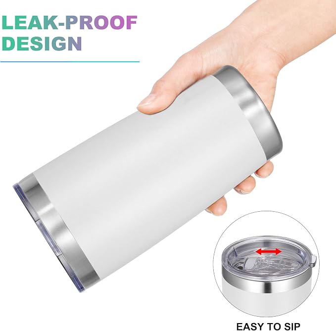 VEGOND 20oz Tumbler with Lid and Straw Stainless Steel Tumbler Cup Vacuum