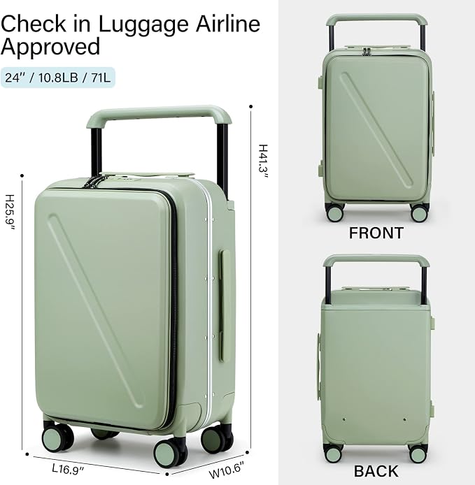 MILADA Wide Handle Luggage