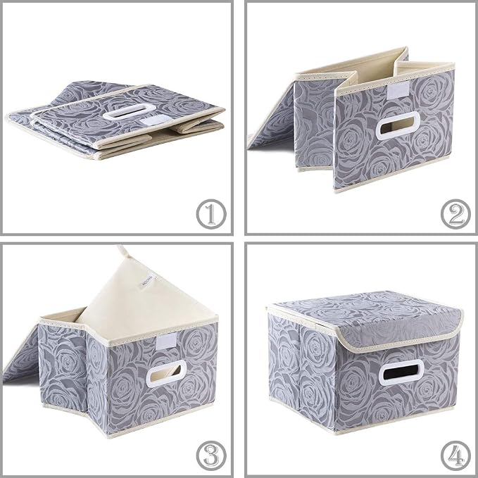 PRANDOM Stackable Storage Boxes