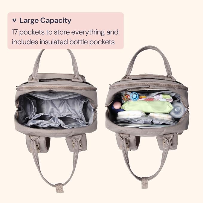 BabbleRoo Diaper Bag Backpack