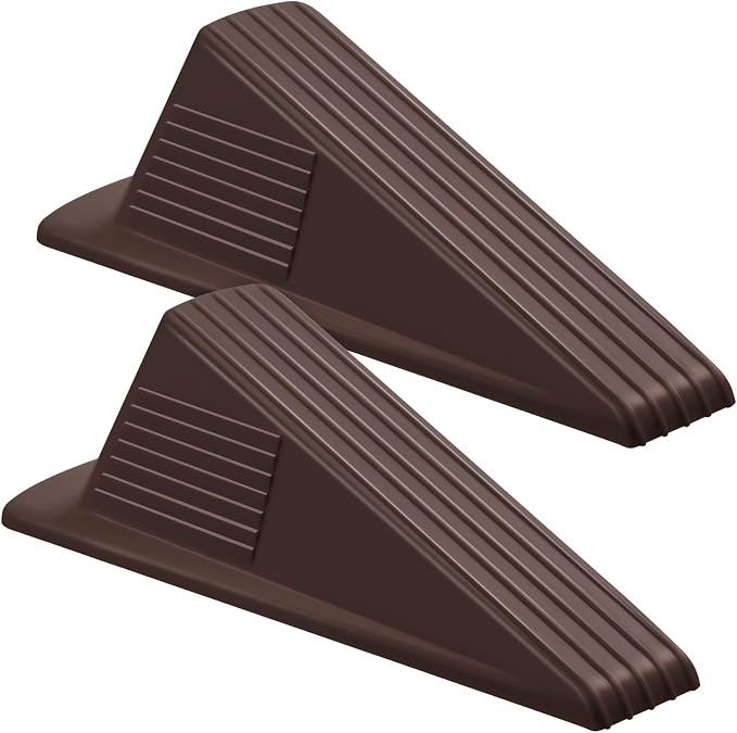 Frienda 2 Pcs Jumbo Door Stoppers Heavy Duty Door Stopper Tall up to 2inch Tall