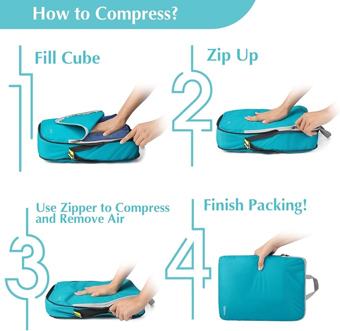 Gonex Compression Packing Cubes