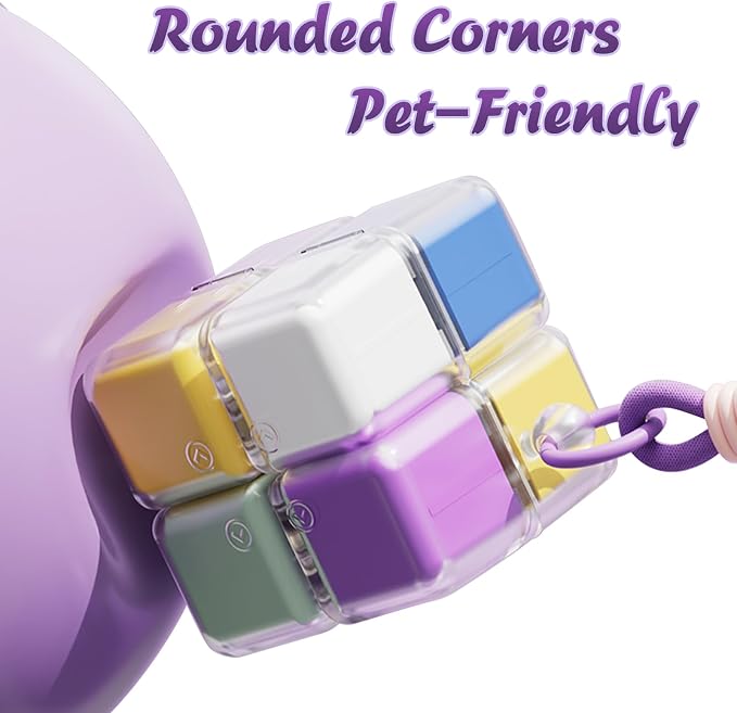 Purse Pill Organizer, Magnetic Cube Cute Pill Box, Pill Compact
