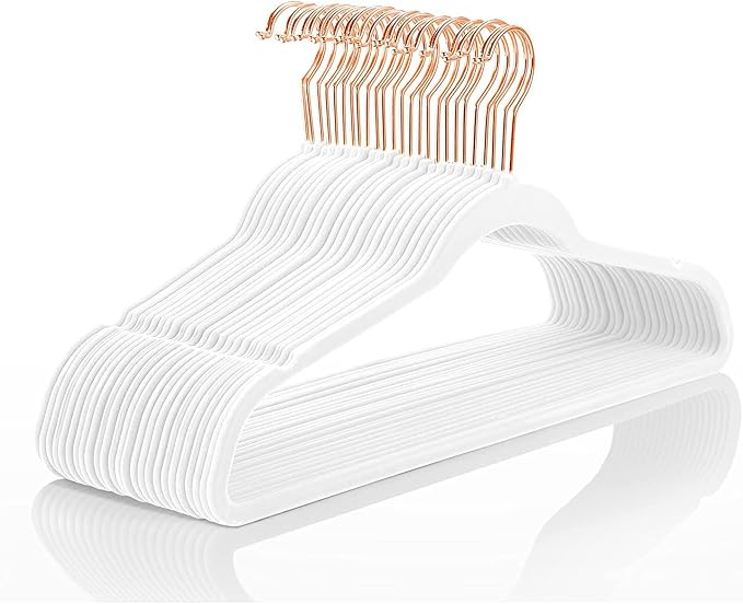 MIZGI Premium Velvet Hangers Heavy Duty