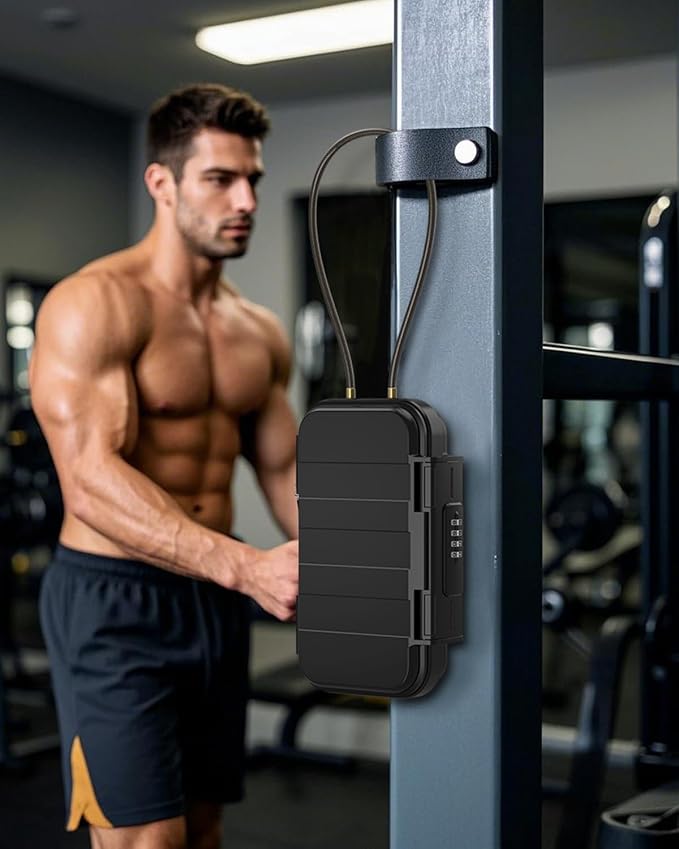AMIR Portable Safe Box, Combination Security Case LockBox