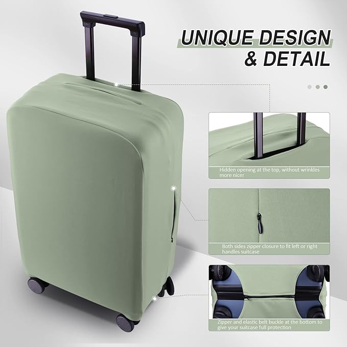 Travel Luggage Cover Suitcase Protector Scratch-Resistant Fit 19-31 Inch