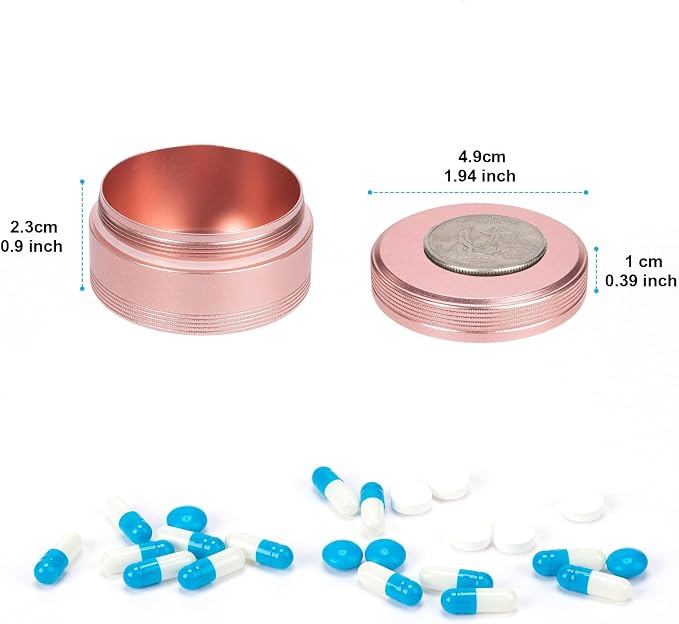 Metal Pill Container Pill Case