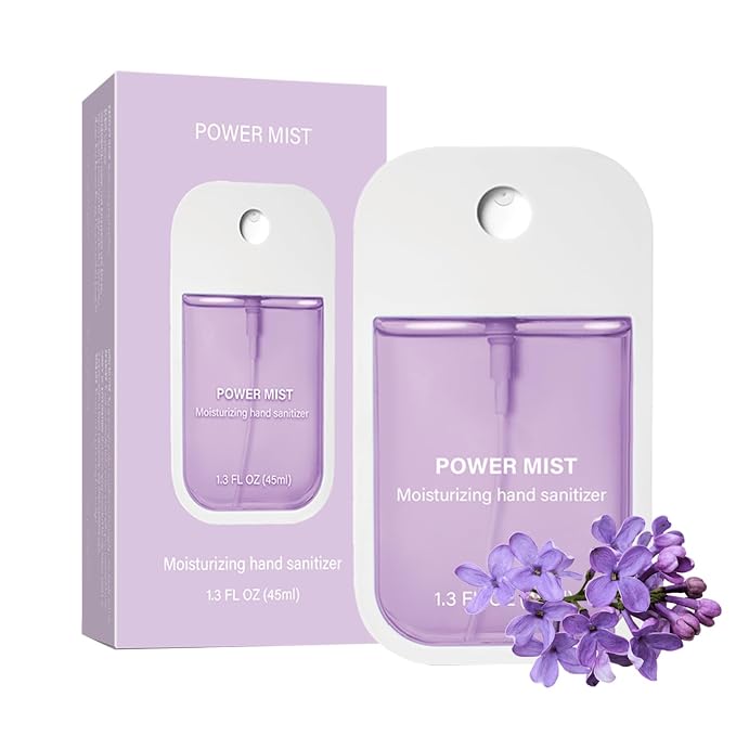 Power Mist Hydrating Hand Sanitizer Spray, Portable Travel-Size Hand Sanitizer