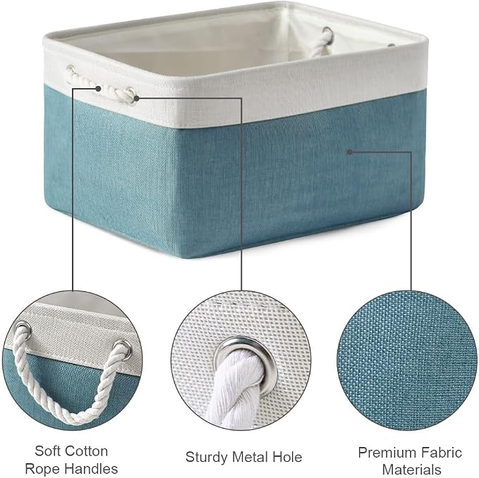 TheWarmHome Fabric Storage Bin