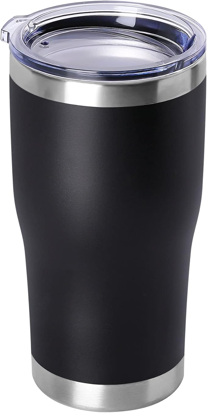 DOMICARE 20oz Tumbler with Lid Stainless Steel Tumblers Bulk, Double Wall