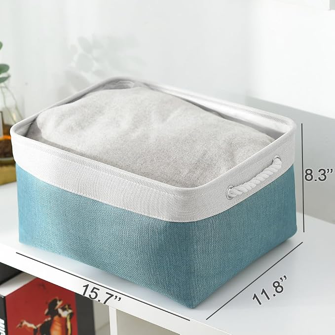 TheWarmHome Fabric Storage Bin