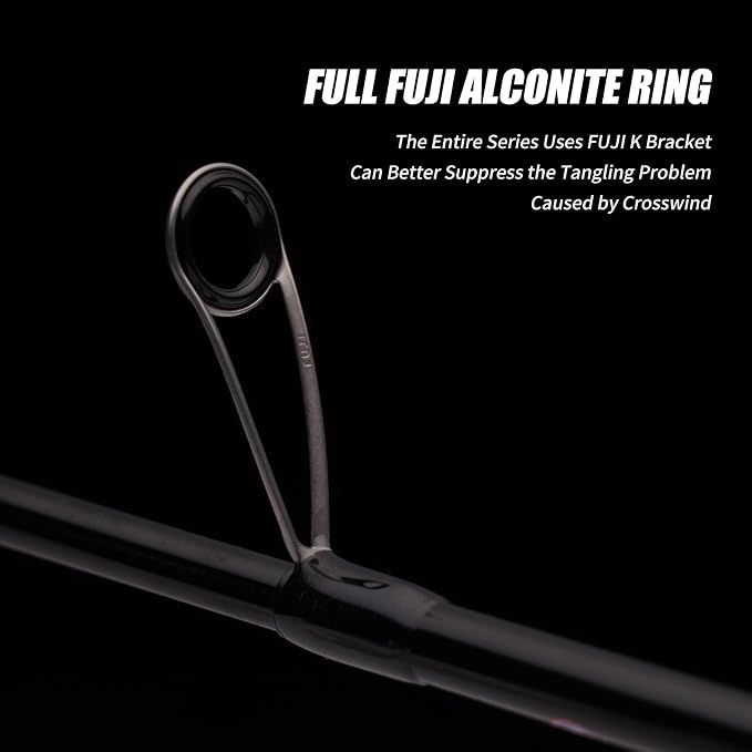 PURELURE Telescopic Fishing Rod Ultralight or Light, Carbon Fiber Rod Spinning