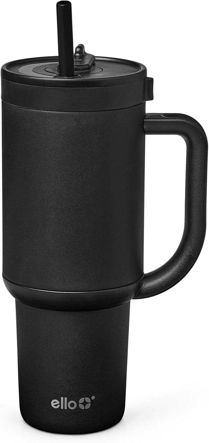 Ello Oasis 30oz Stainless Steel Tumbler - Black