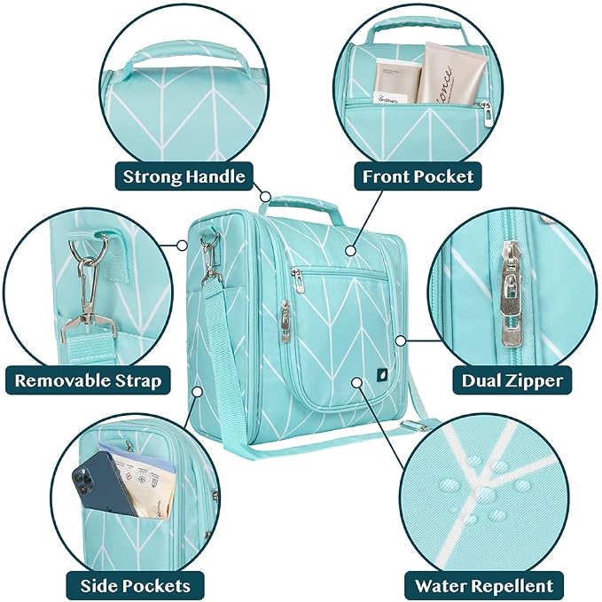 PAVILIA Extra Large Toiletry Bag Travel Bag