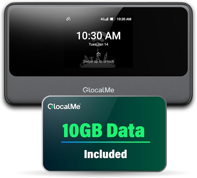 GlocalMe MeowGo G40Pro 4G Mobile Hotspot Device